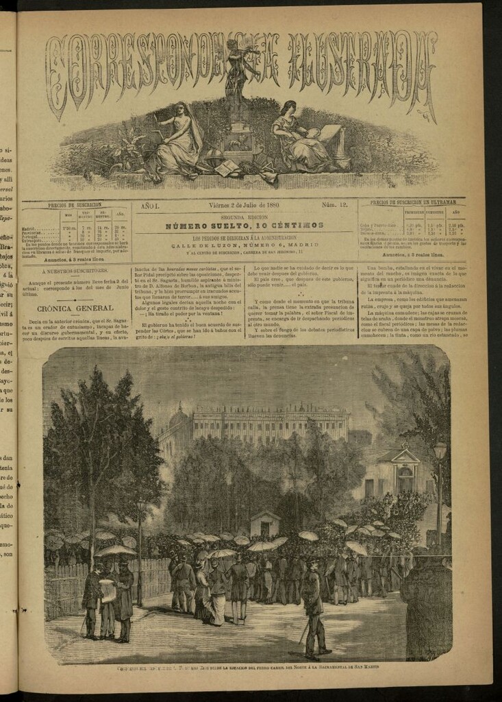 Miniatura de La Correspondencia Ilustrada del 2 de julio de 1880, nº 12