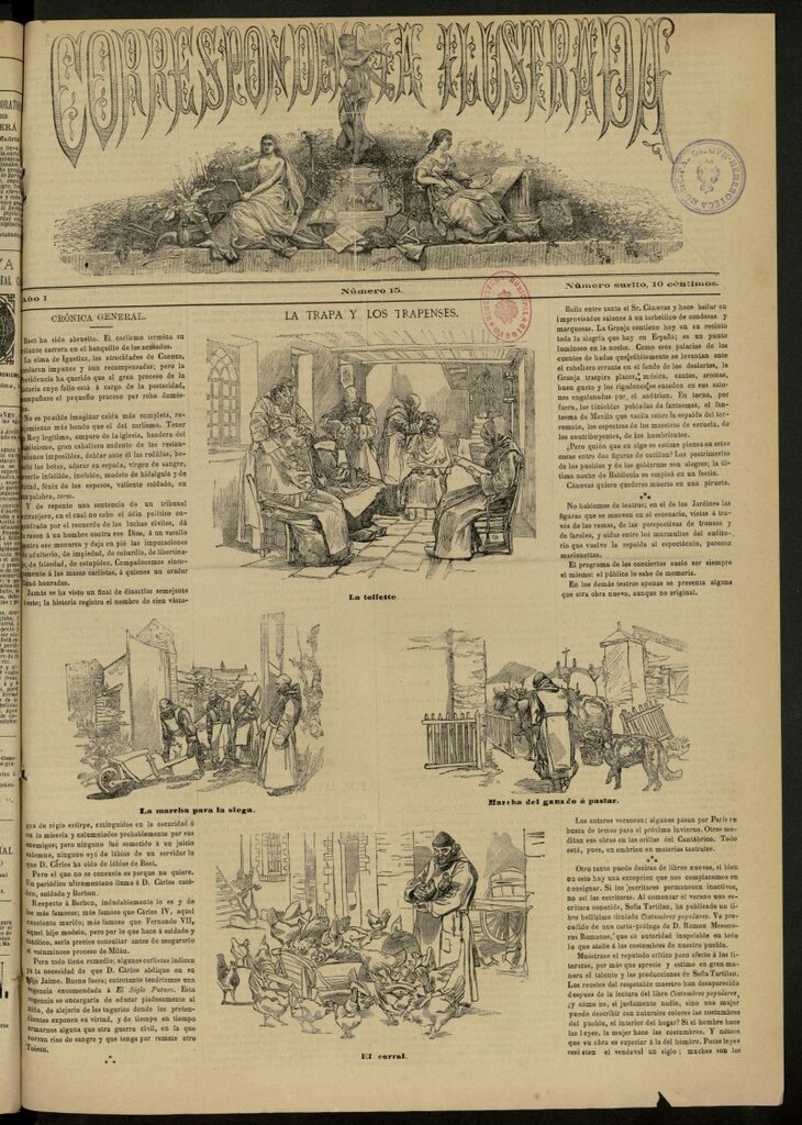 Miniatura de La Correspondencia Ilustrada, numero suelto sin fecha, nº 15