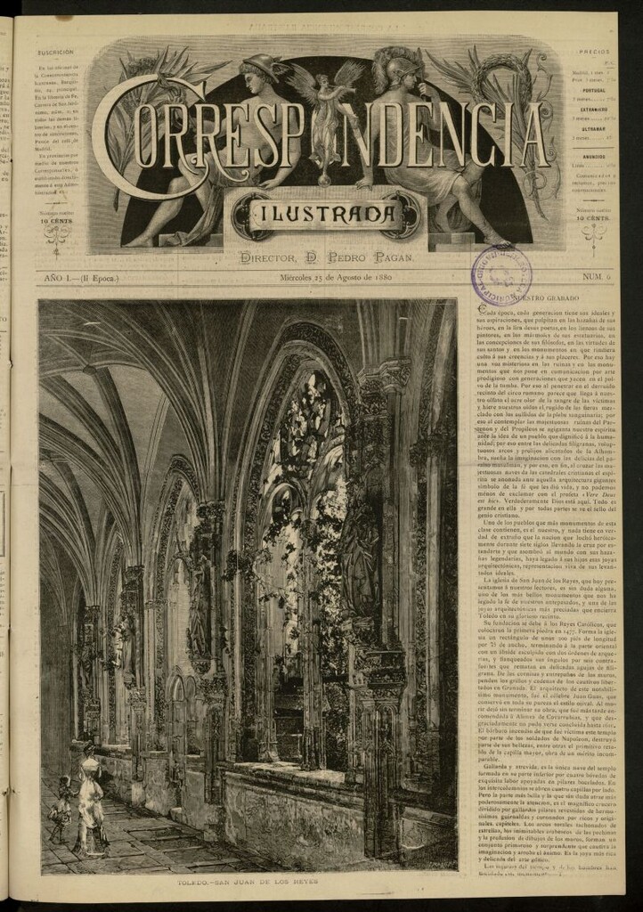 Miniatura de La Correspondencia Ilustrada del 25 de agosto de 1880, nº 6