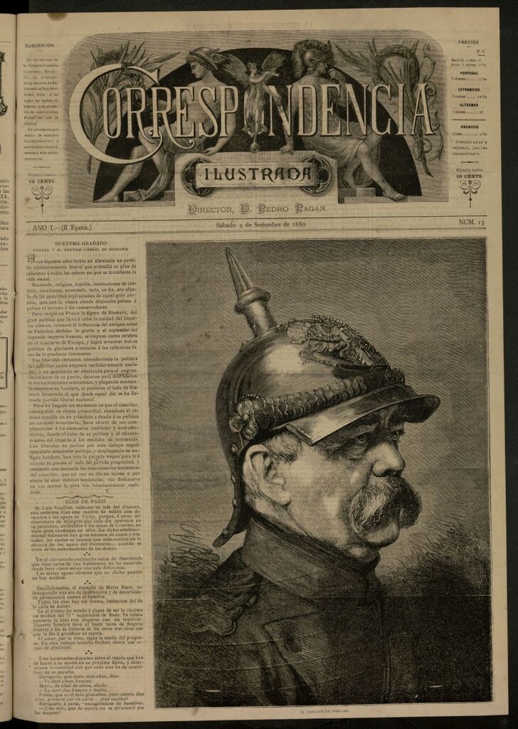 Miniatura de La Correspondencia Ilustrada del 4 de septiembre de 1880, nº 15