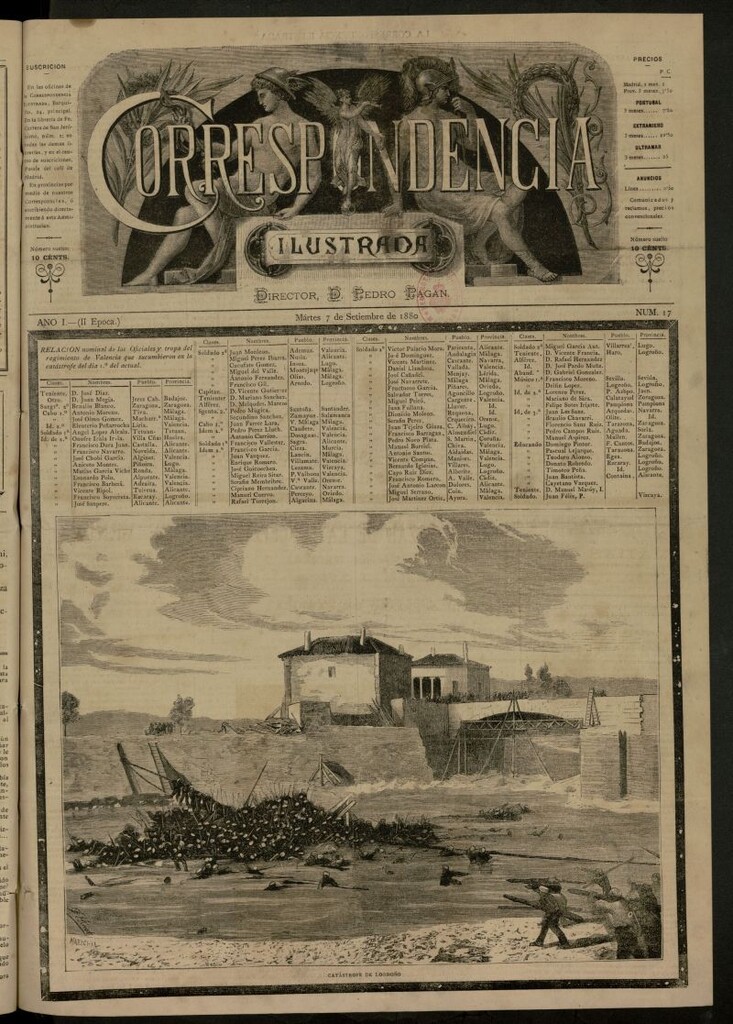 Miniatura de La Correspondencia Ilustrada del 7 de septiembre de 1880, nº 17