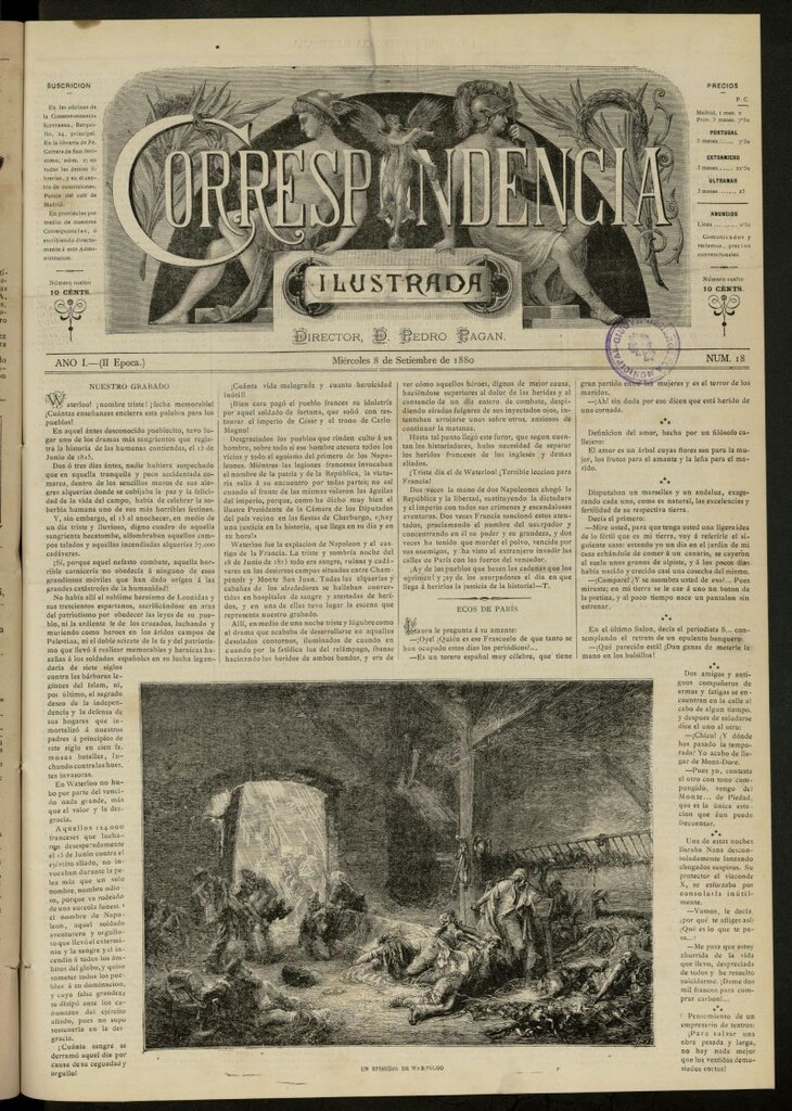 Miniatura de La Correspondencia Ilustrada del 8 de septiembre de 1880, nº 18