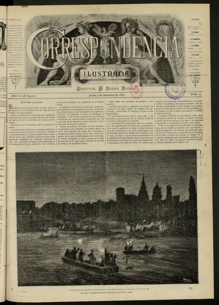 Miniatura de La Correspondencia Ilustrada del 9 de septiembre de 1880, nº 19