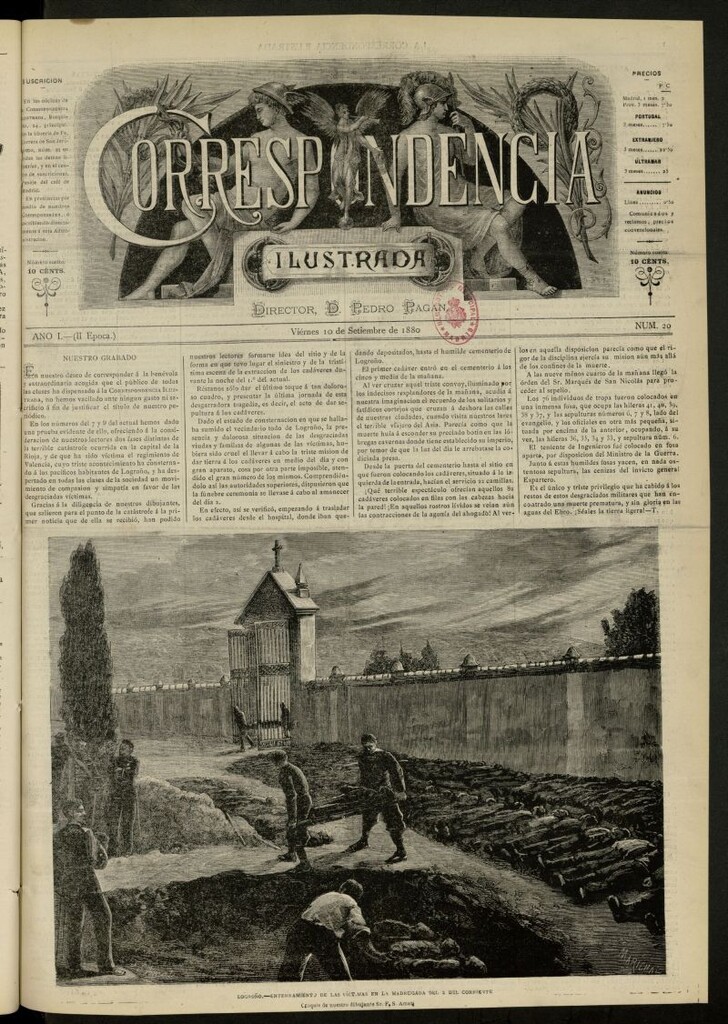 Miniatura de La Correspondencia Ilustrada del 10 de septiembre de 1880, nº 20