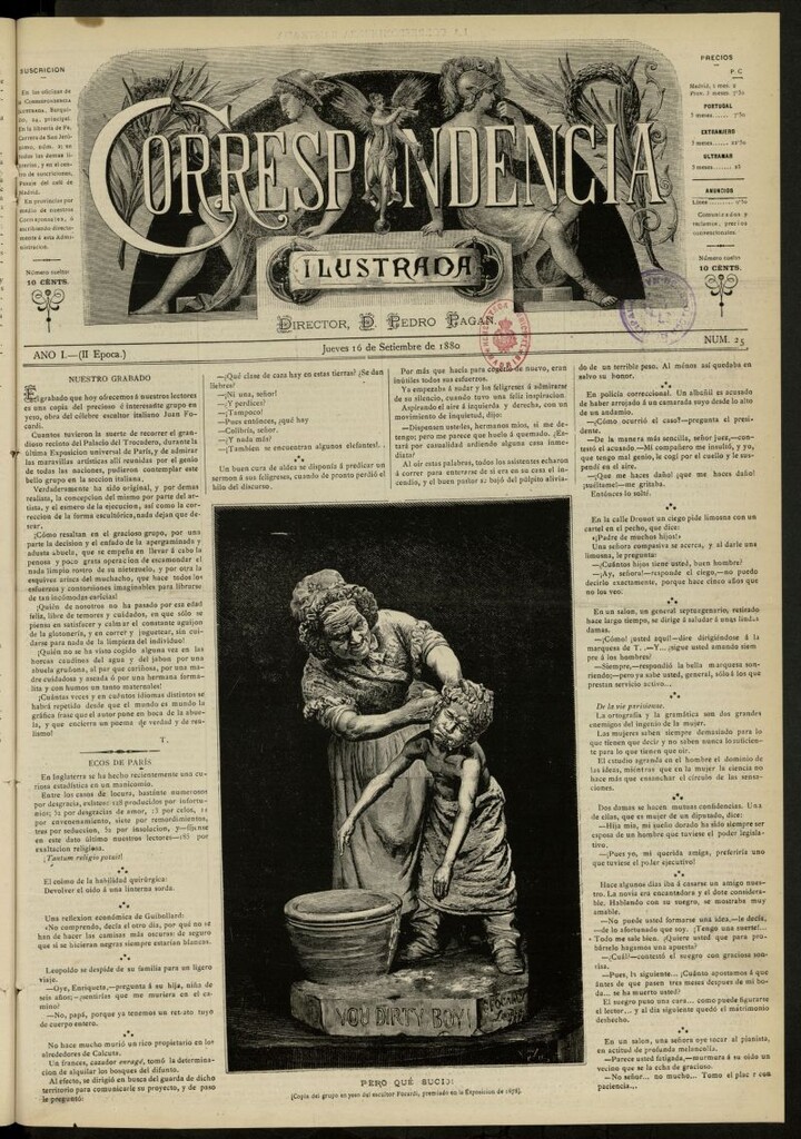 Miniatura de La Correspondencia Ilustrada del 16 de septiembre de 1880, nº 25