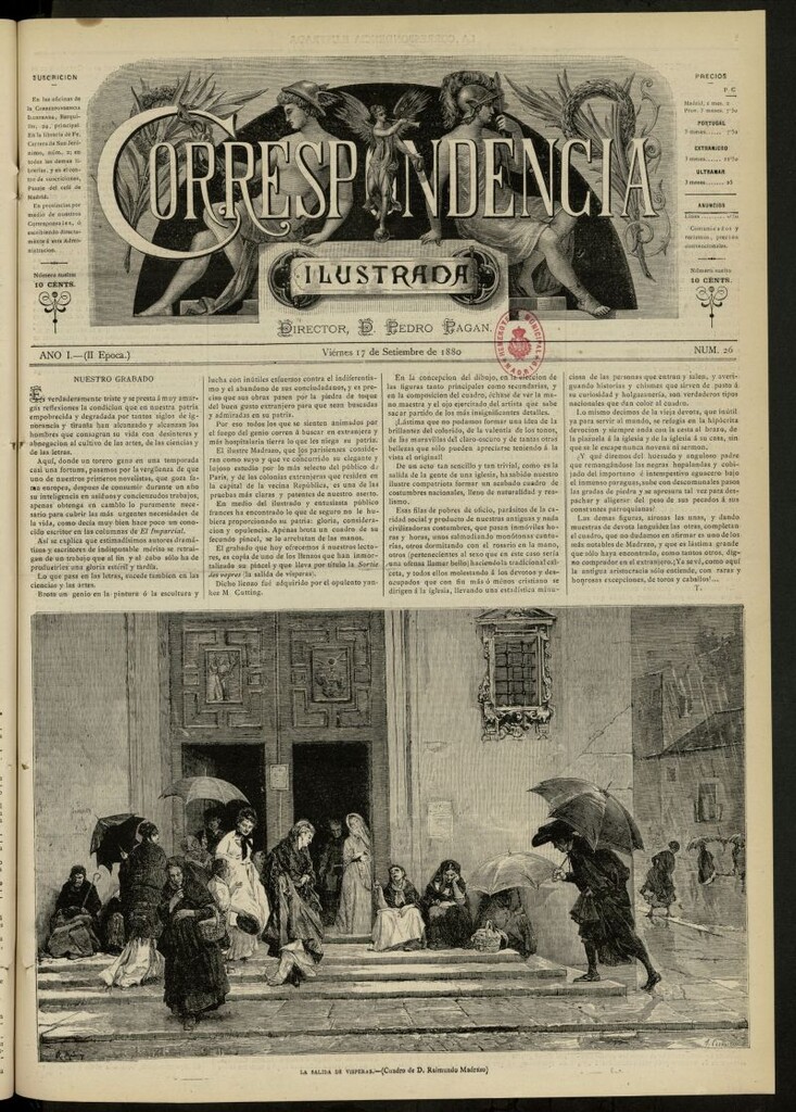 Miniatura de La Correspondencia Ilustrada del 17 de septiembre de 1880, nº 26