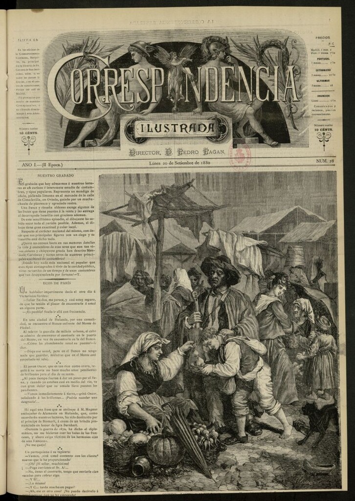 Miniatura de La Correspondencia Ilustrada del 20 de septiembre de 1880, nº 28