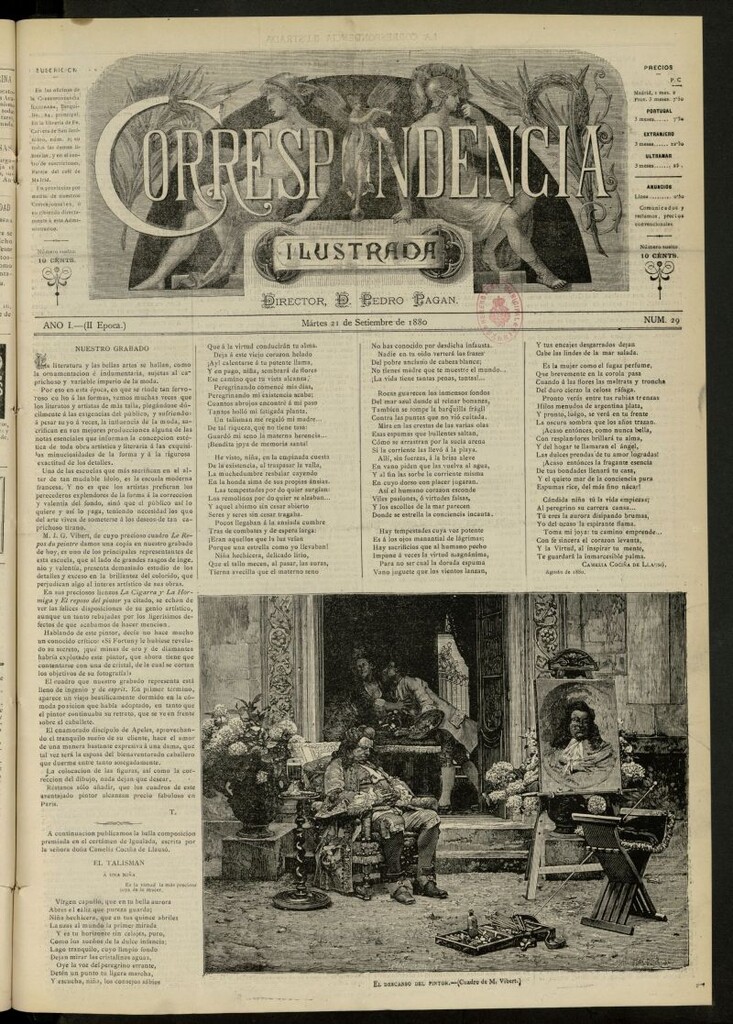 Miniatura de La Correspondencia Ilustrada del 21 de septiembre de 1880, nº 29