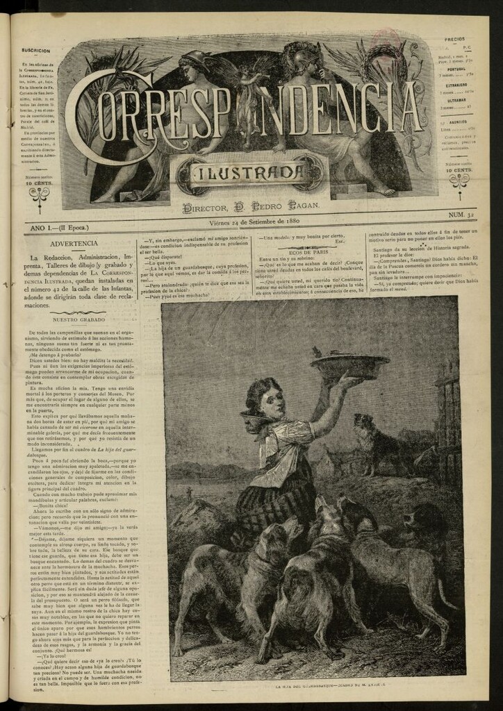 Miniatura de La Correspondencia Ilustrada del 24 de septiembre de 1880, nº 32