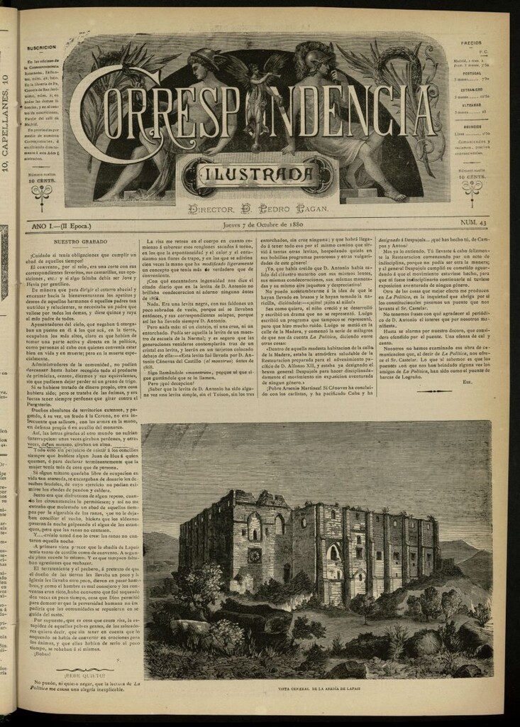 Miniatura de La Correspondencia Ilustrada del 7 de octubre de 1880, nº 43