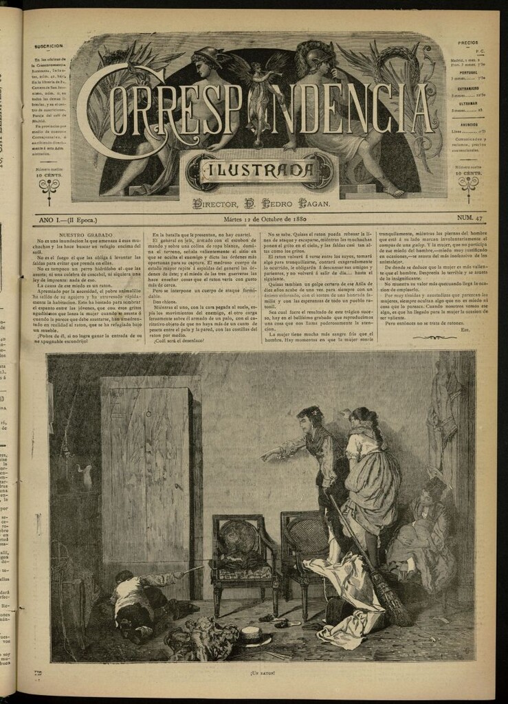 Miniatura de La Correspondencia Ilustrada del 12 de octubre de 1880, nº 47