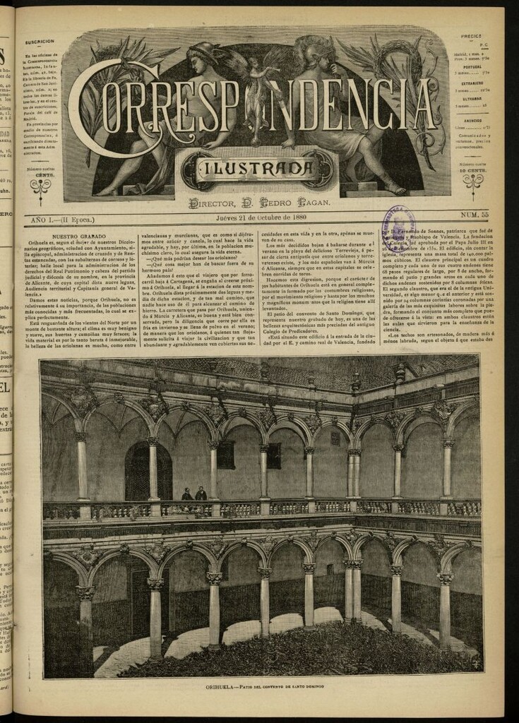 Miniatura de La Correspondencia Ilustrada del 21 de octubre de 1880, nº 55