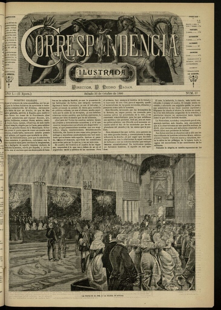 Miniatura de La Correspondencia Ilustrada del 23 de octubre de 1880, nº 57