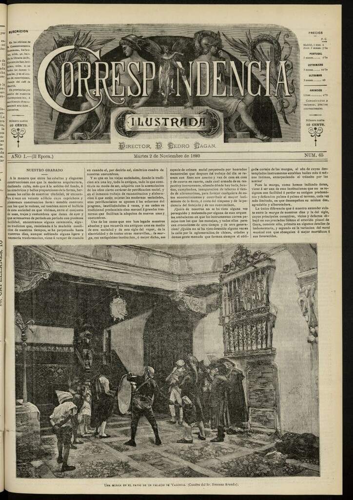 Miniatura de La Correspondencia Ilustrada del 2 de noviembre de 1880, nº 65