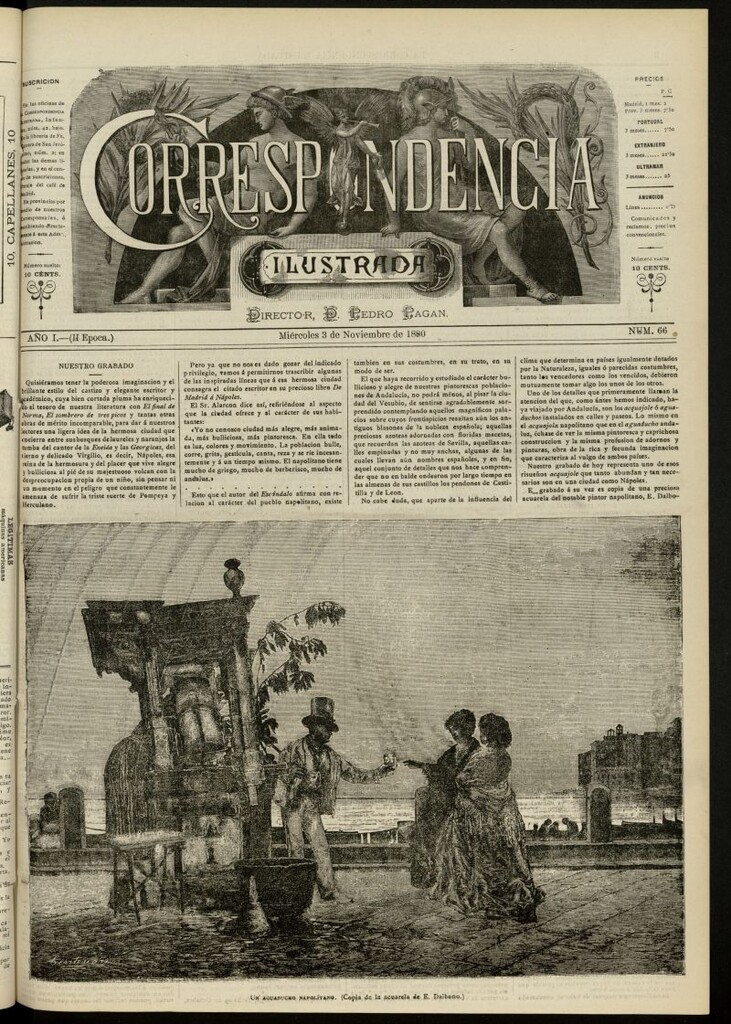 Miniatura de La Correspondencia Ilustrada del 3 de noviembre de 1880, nº 66