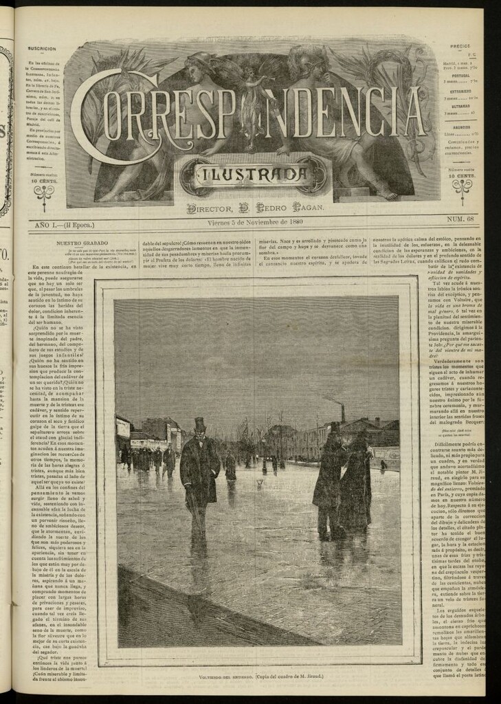 Miniatura de La Correspondencia Ilustrada del 5 de noviembre de 1880, nº 68