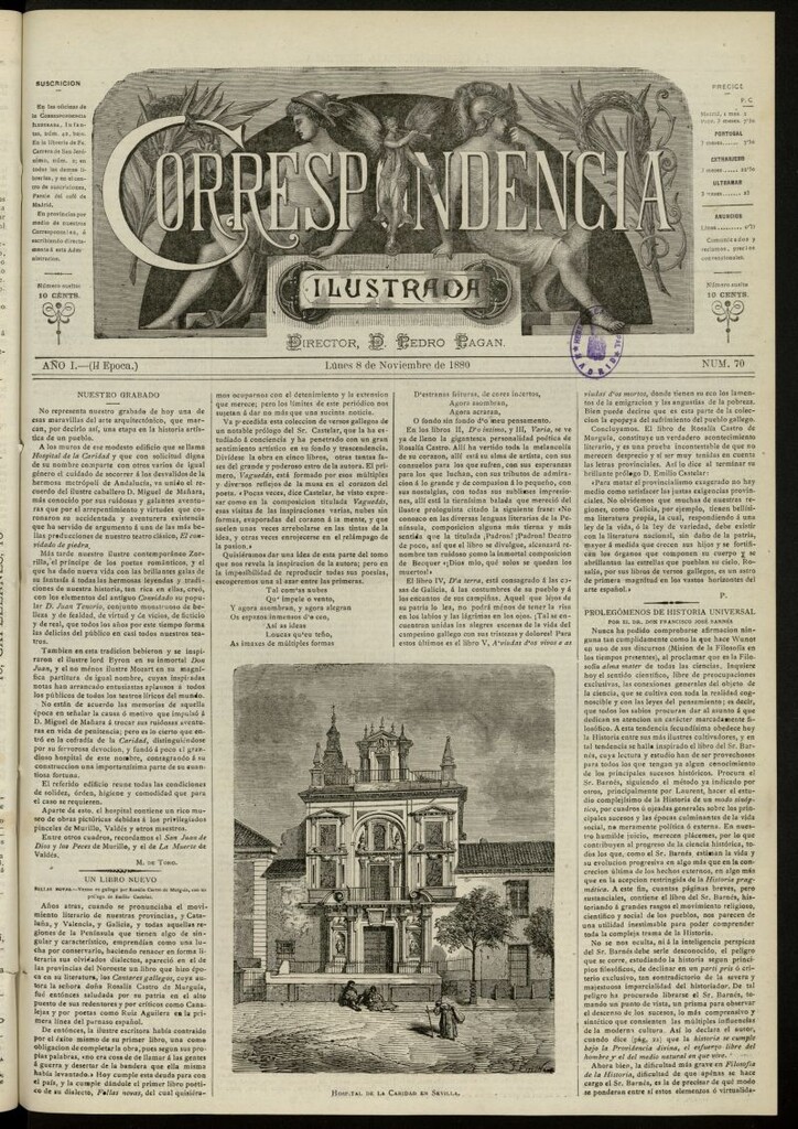 Miniatura de La Correspondencia Ilustrada del 8 de noviembre de 1880, nº 70