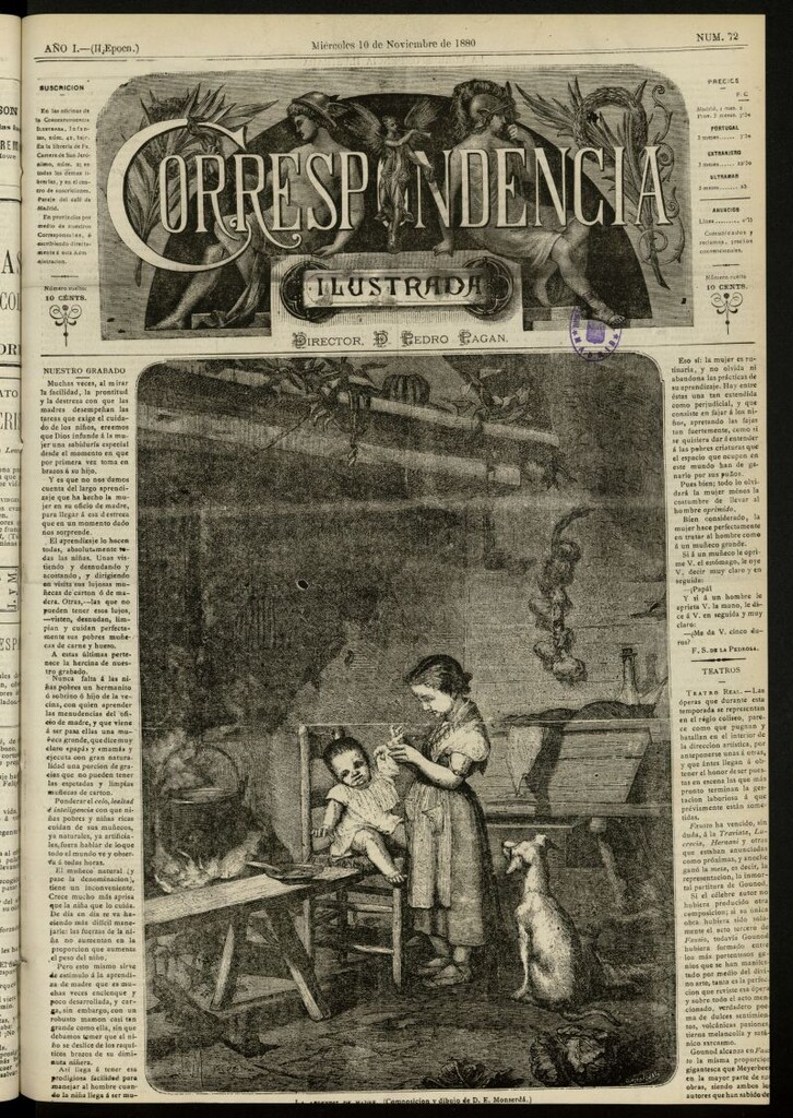 Miniatura de La Correspondencia Ilustrada del 10 de noviembre de 1880, nº 72