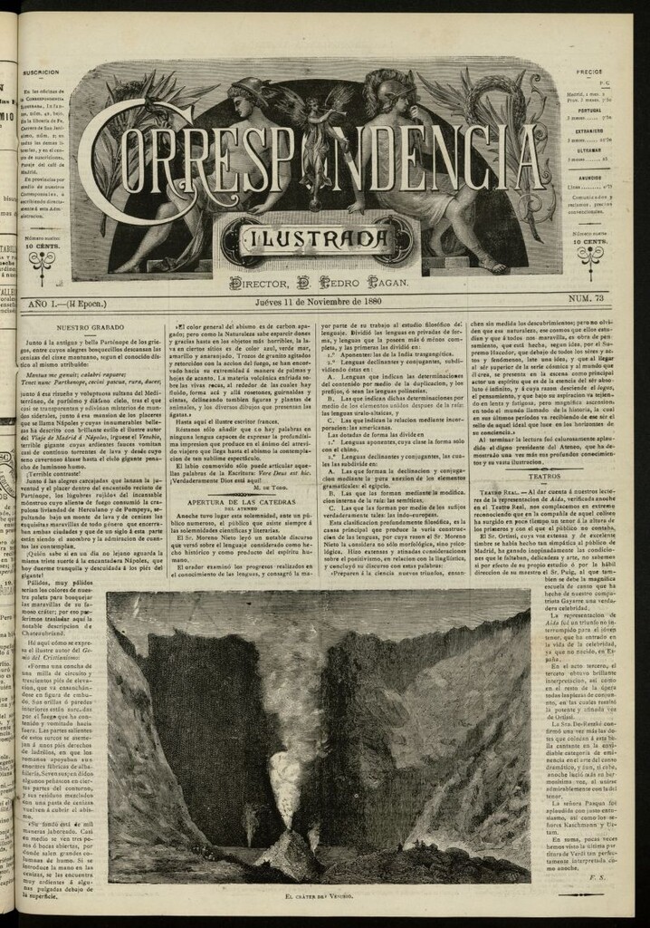 Miniatura de La Correspondencia Ilustrada del 11 de noviembre de 1880, nº 73