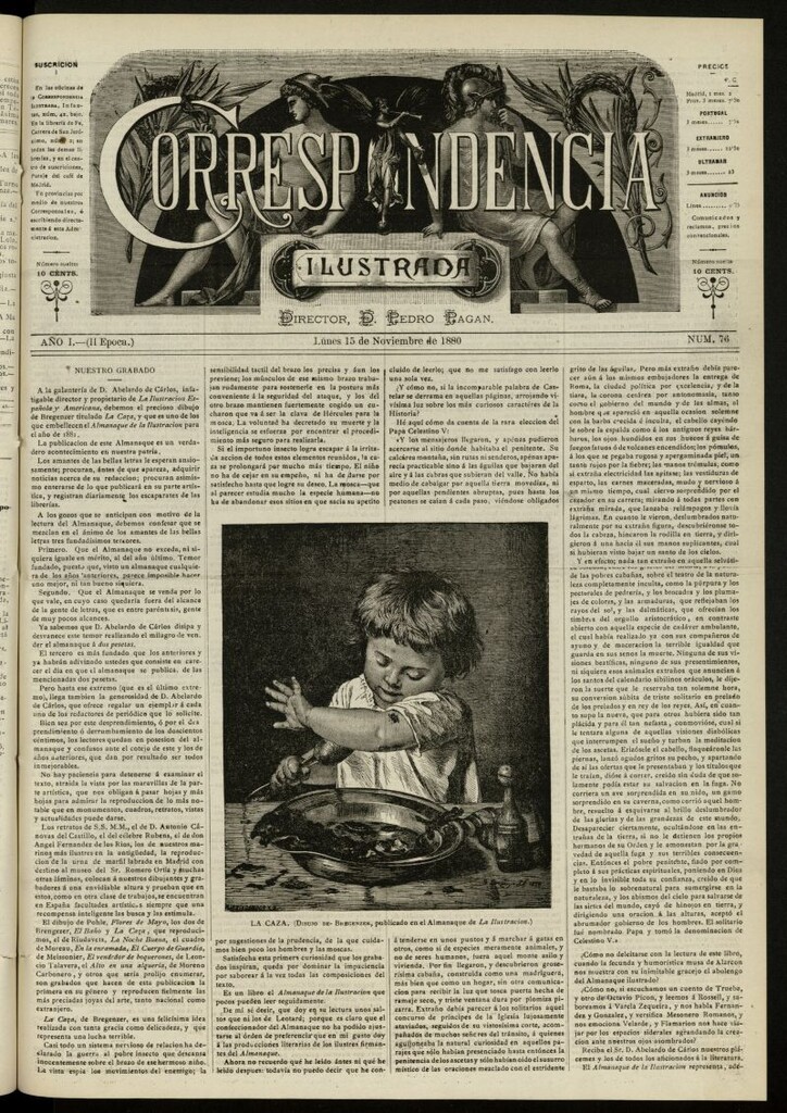 Miniatura de La Correspondencia Ilustrada del 15 de noviembre de 1880, nº 76