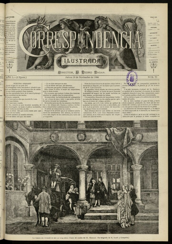 Miniatura de La Correspondencia Ilustrada del 18 de noviembre de 1880, nº 79
