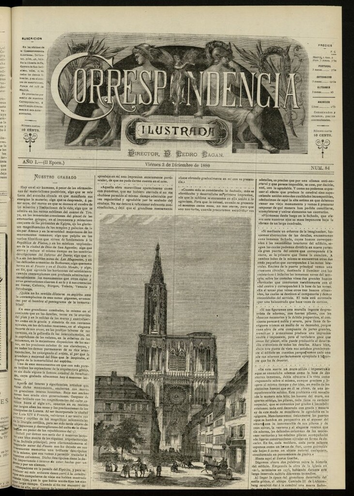 Miniatura de La Correspondencia Ilustrada del 3 de diciembre de 1880, nº 84