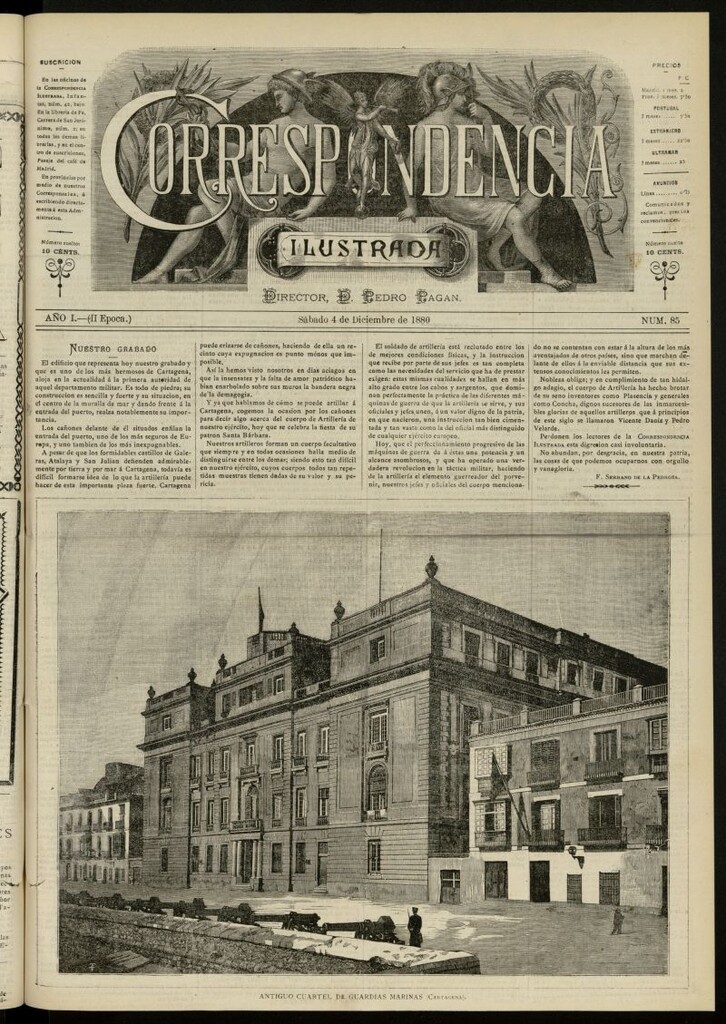 Miniatura de La Correspondencia Ilustrada del 4 de diciembre de 1880, nº 85