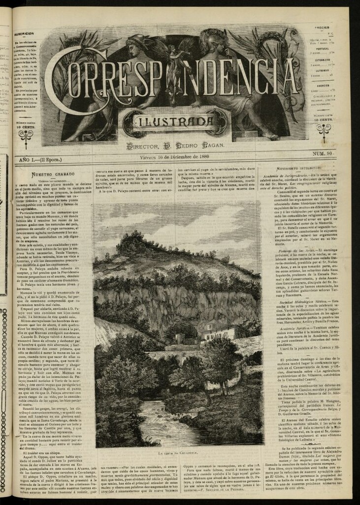 Miniatura de La Correspondencia Ilustrada del 10 de diciembre de 1880, nº 90