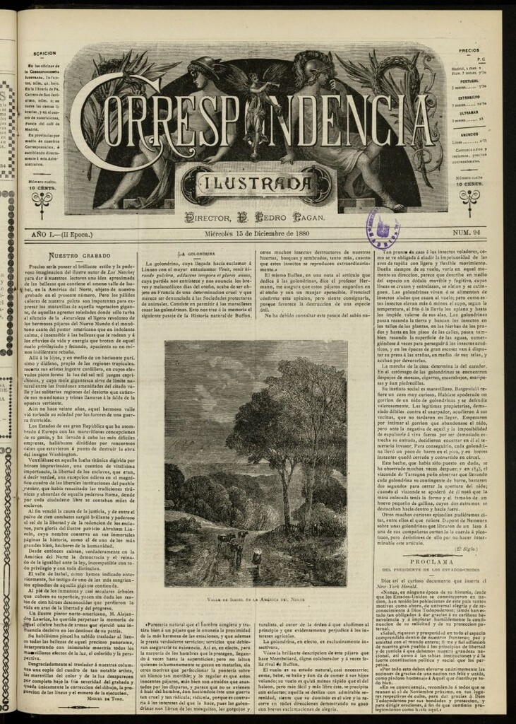 Miniatura de La Correspondencia Ilustrada del 15 de diciembre de 1880, nº 94