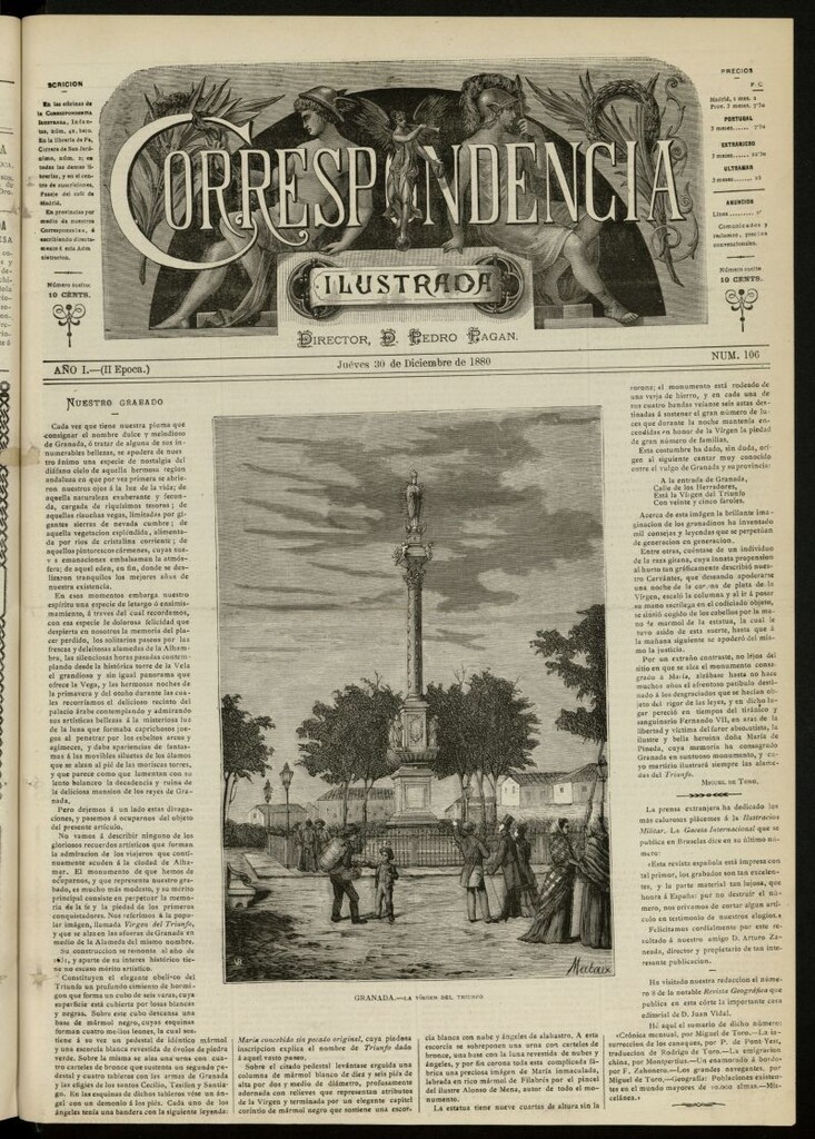 Miniatura de La Correspondencia Ilustrada del 30 de diciembre de 1880, nº 106