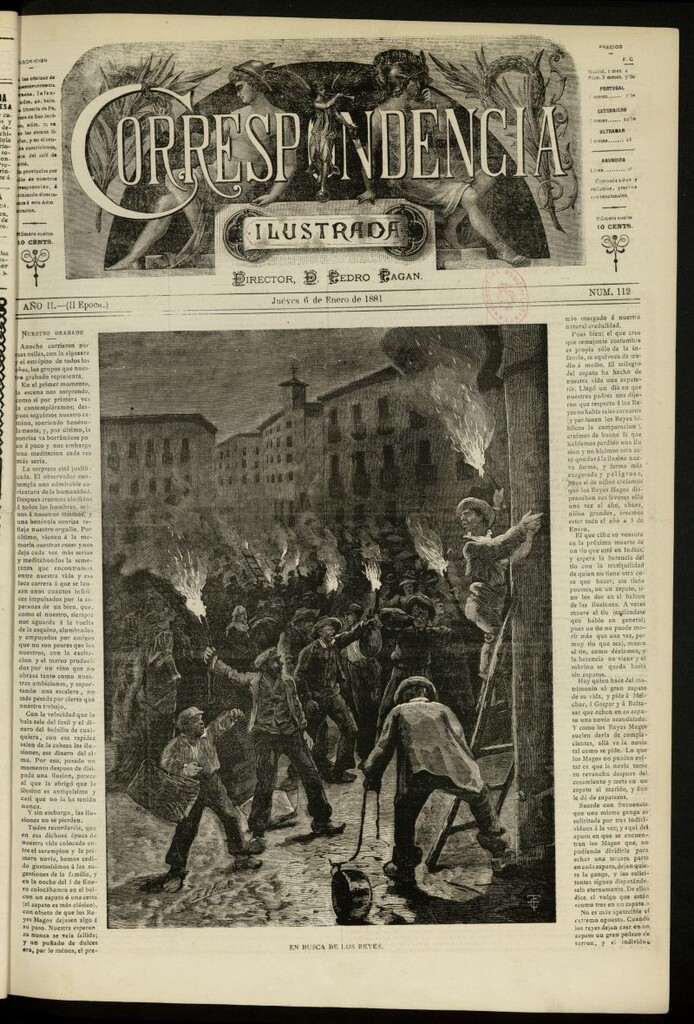 Miniatura de La Correspondencia Ilustrada del 6 de enero de 1881, nº 112