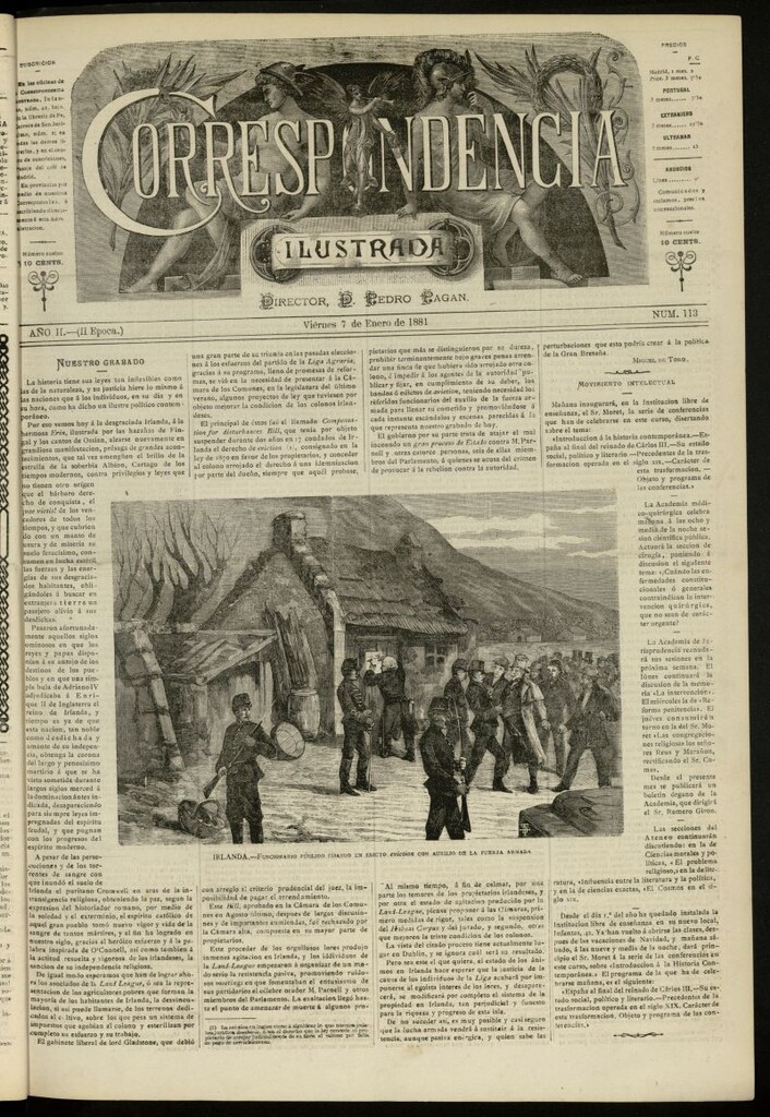 Miniatura de La Correspondencia Ilustrada del 7 de enero de 1881, nº 113