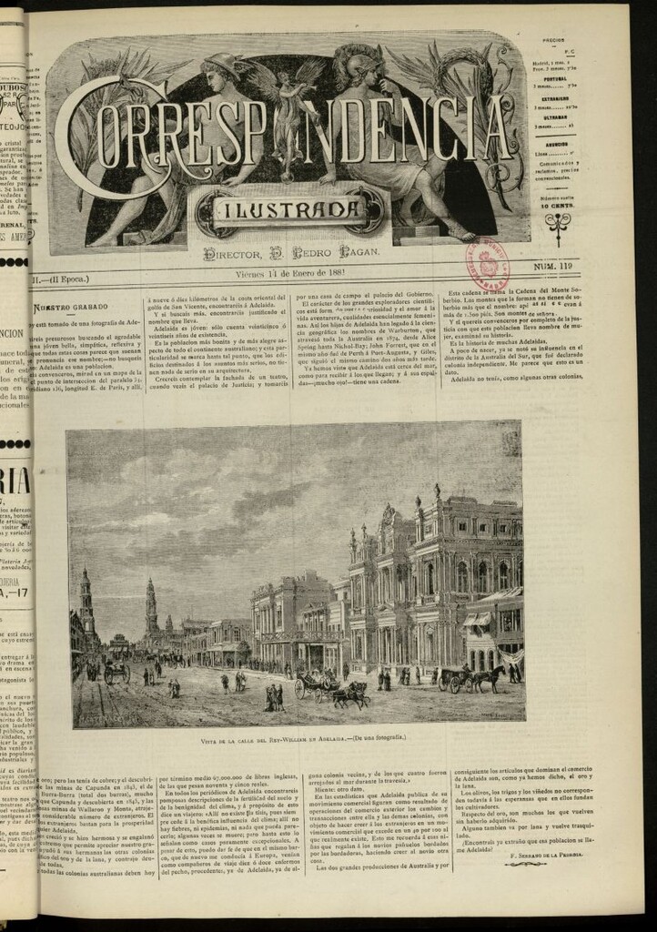 Miniatura de La Correspondencia Ilustrada del 14 de enero de 1881, nº 119