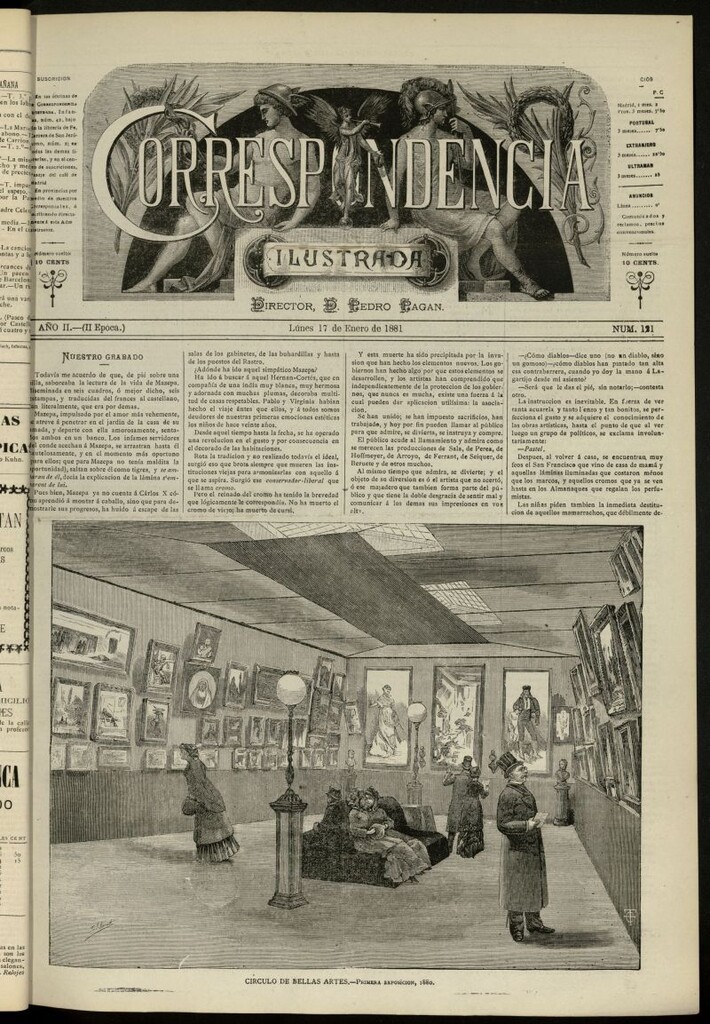 Miniatura de La Correspondencia Ilustrada del 17 de enero de 1881, nº 121