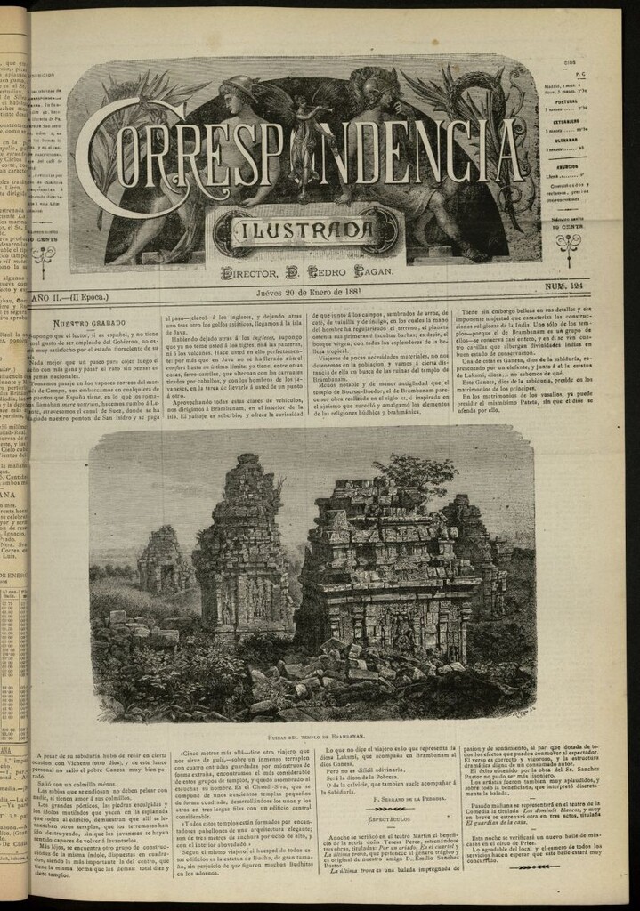 Miniatura de La Correspondencia Ilustrada del 20 de enero de 1881, nº 124