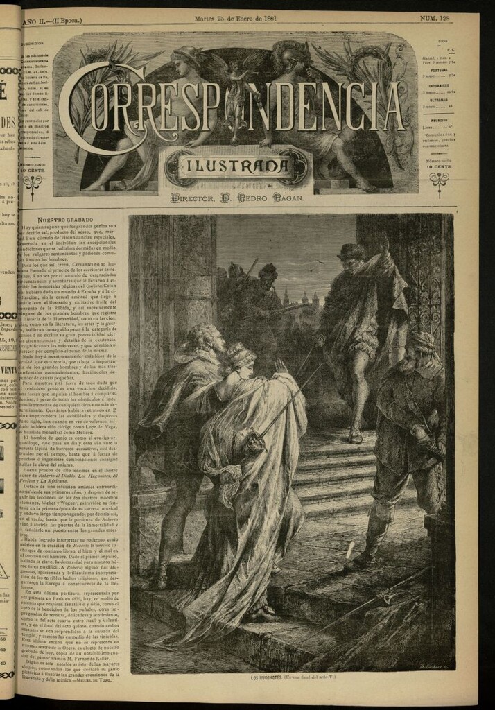 Miniatura de La Correspondencia Ilustrada del 25 de enero de 1881, nº 128