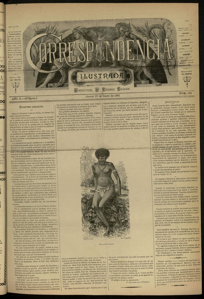 Miniatura de La Correspondencia Ilustrada del 27 de enero de 1881, nº 130