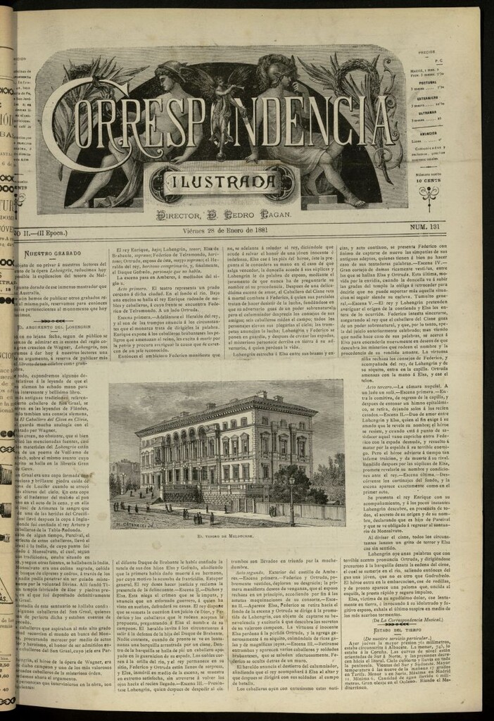 Miniatura de La Correspondencia Ilustrada del 28 de enero de 1881, nº 131