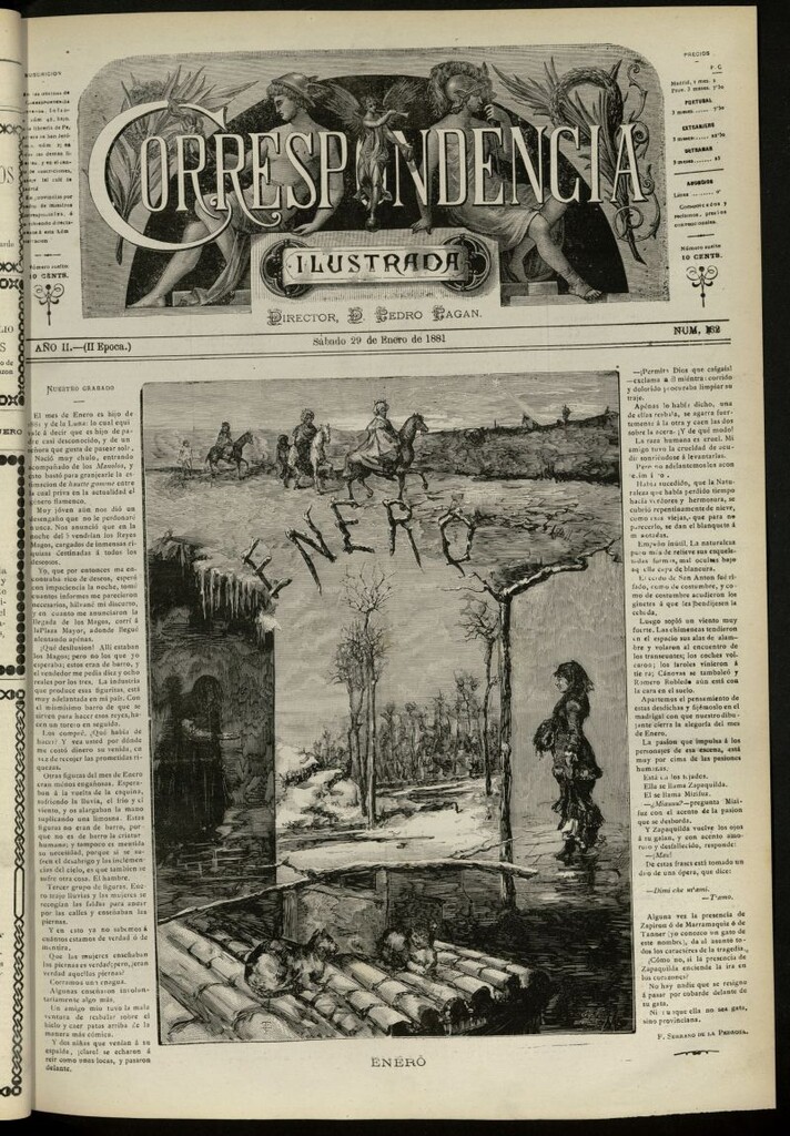 Miniatura de La Correspondencia Ilustrada del 29 de enero de 1881, nº 132