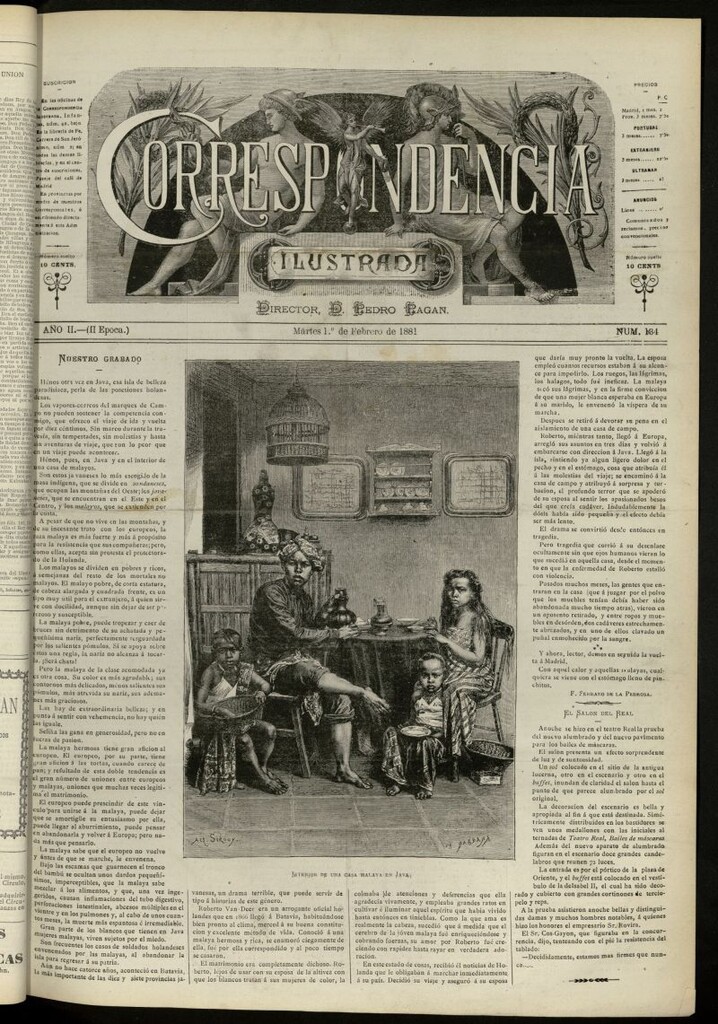 Miniatura de La Correspondencia Ilustrada del 1 de febrero de 1881, nº 134