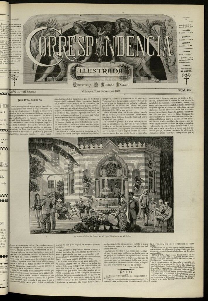 Miniatura de La Correspondencia Ilustrada del 2 de febrero de 1881, nº 135
