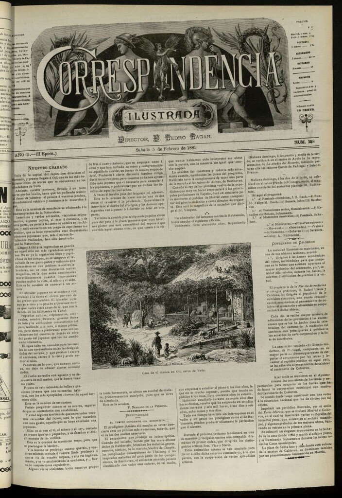 Miniatura de La Correspondencia Ilustrada del 5 de febrero de 1881, nº 138