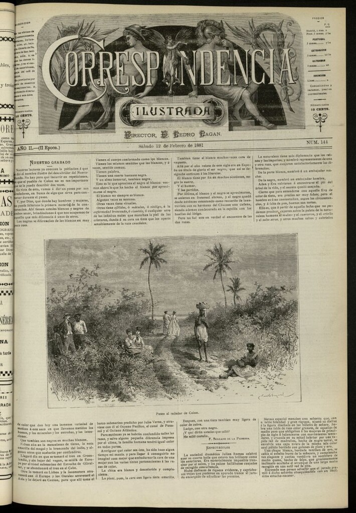 Miniatura de La Correspondencia Ilustrada del 12 de febrero de 1881, nº 144