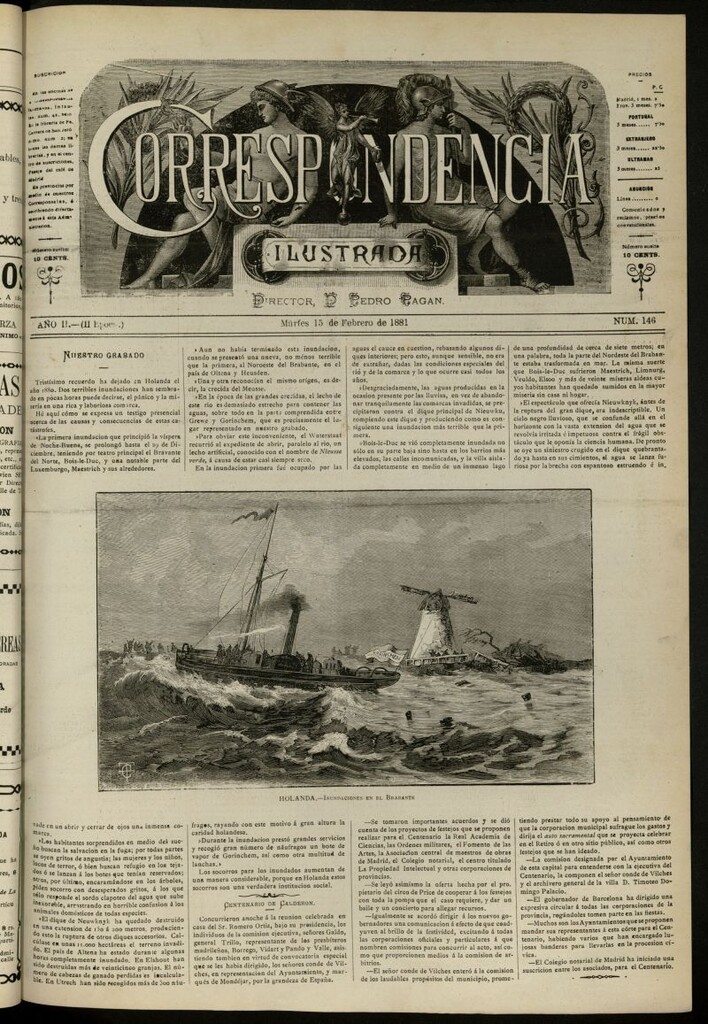 Miniatura de La Correspondencia Ilustrada del 15 de febrero de 1881, nº 146