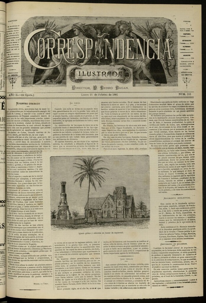 Miniatura de La Correspondencia Ilustrada del 21 de febrero de 1881, nº 151
