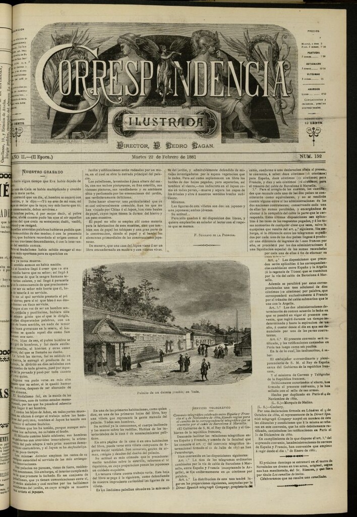 Miniatura de La Correspondencia Ilustrada del 22 de febrero de 1881, nº 152