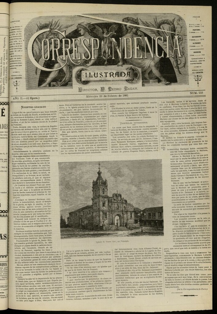Miniatura de La Correspondencia Ilustrada del 23 de febrero de 1881, nº 153