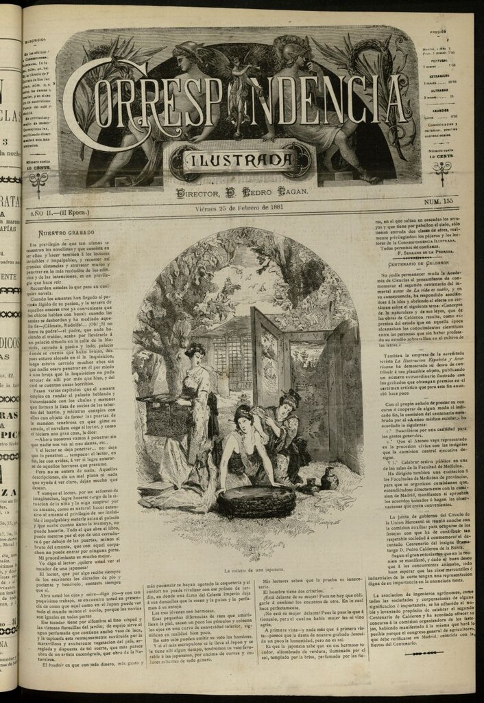 Miniatura de La Correspondencia Ilustrada del 25 de febrero de 1881, nº 155