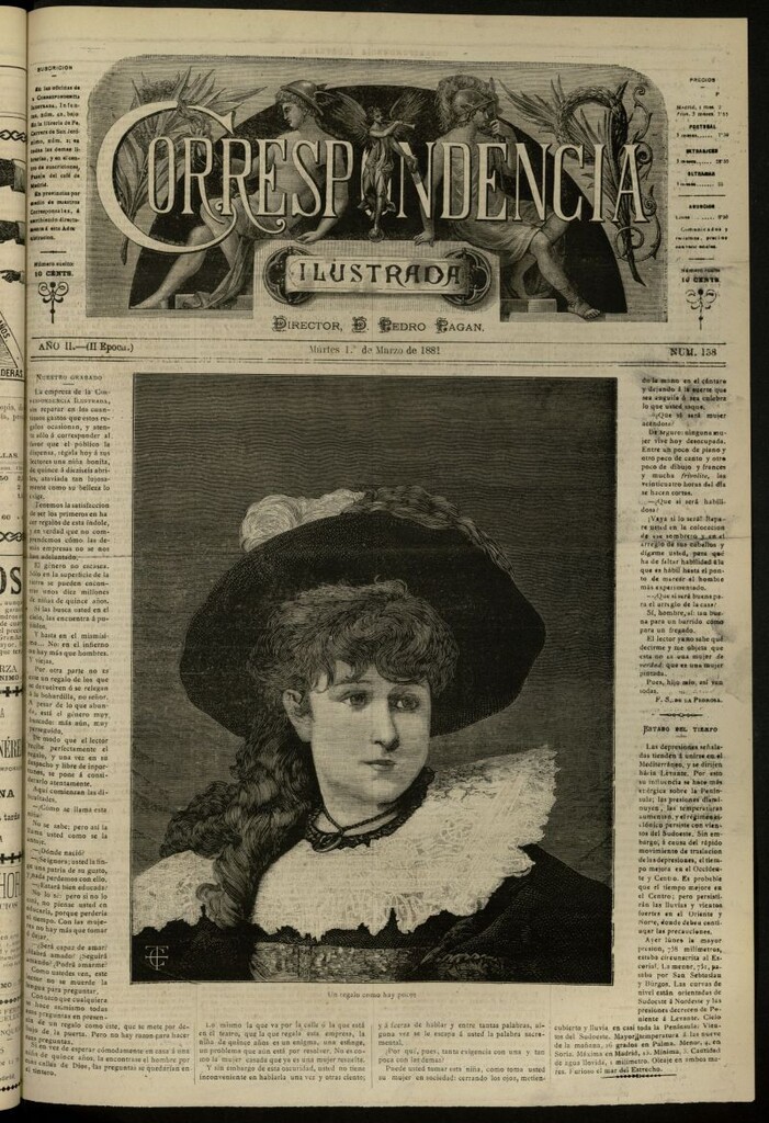 Miniatura de La Correspondencia Ilustrada del 1 de marzo de 1881, nº 158
