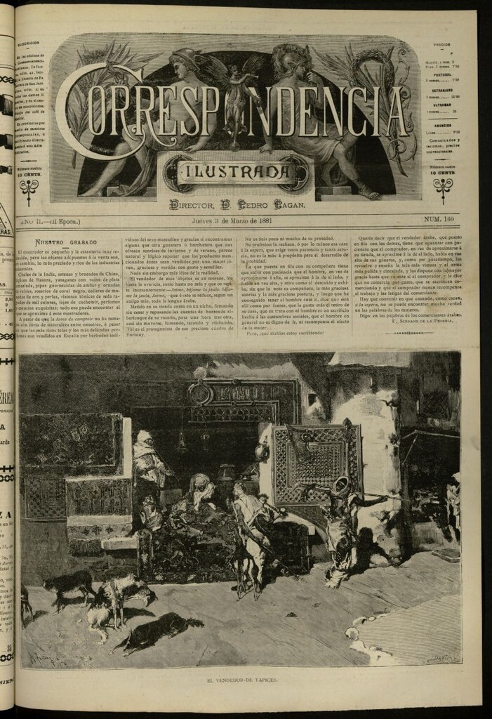 Miniatura de La Correspondencia Ilustrada del 3 de marzo de 1881, nº 160